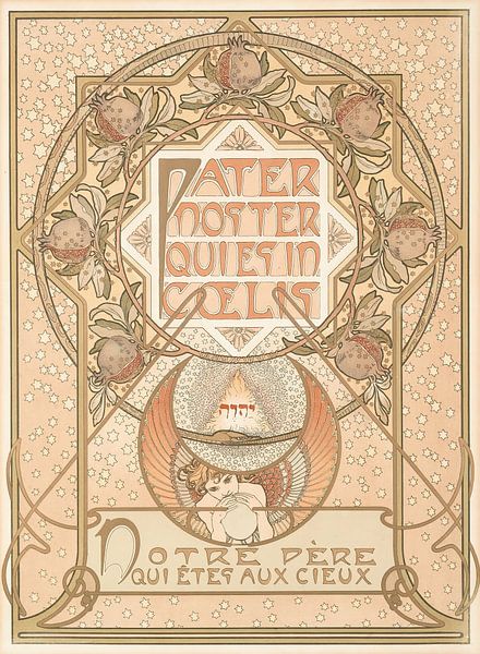 Pater Noster (c.1900) von Alphonse Mucha von Peter Balan