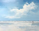 Noordzee Strand van Blikvanger Schilderijen thumbnail