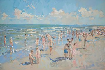 Dagje Strand van ARTEO Schilderijen