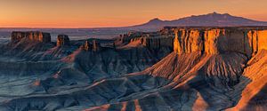 Panorama der Badlands, Utah