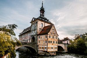 Brücken Radhaus in Bamberg deutschland Bayern