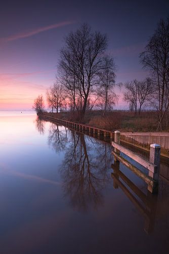 Zonsondergang Schildmeer van Rick Goede