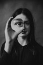 Magnify- A black and white artistic portrait by sonja koning thumbnail