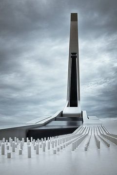 Dordrecht Prince Claus Bridge artistic by Kees Dorsman