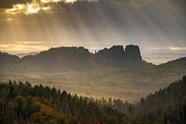 Lichtstimmung in der Sächsischen Schweiz von Holger W. Spieker