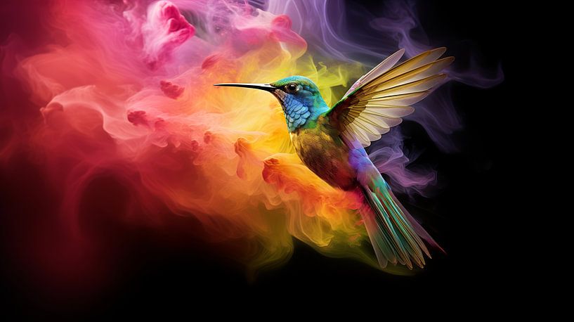 Hummingbird Magic by Preet Lambon