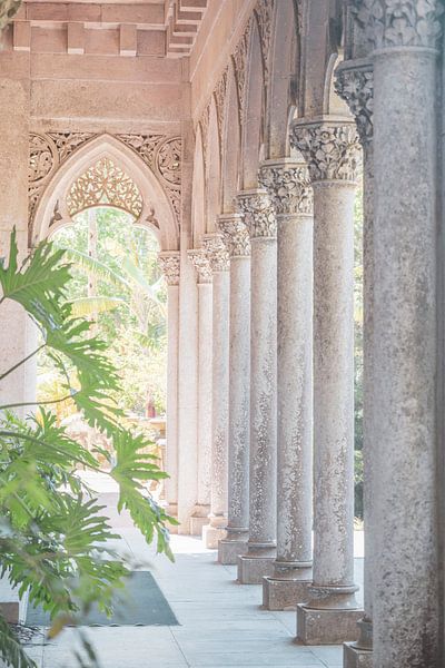 Monserrate palace in Sintra, Portugal art print - architecture and travel photography by Christa Stroo photography