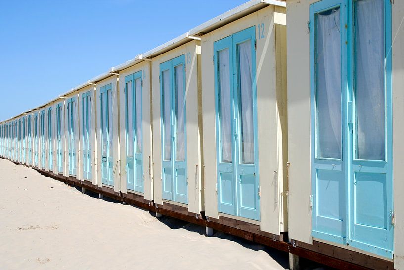 Ik heb zin in de zomer...Strandhuisjes ! van Karin Hendriks Fotografie