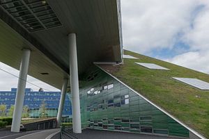 Modernes Gras auf dem Campus von Groningen