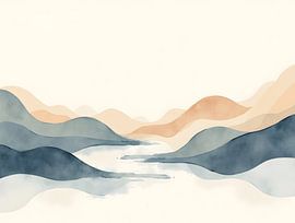 Quiet Currents - Minimalist Tranquillity by Manuela Dekkers