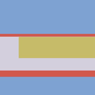 Abstract geometric art in light colors by Dina Dankers