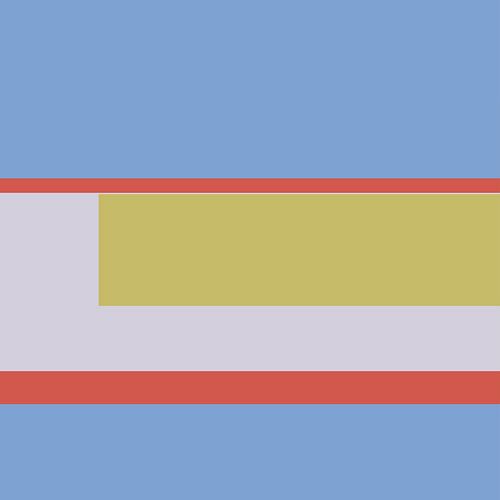 Abstracte geometrische kunst in lichte kleuren