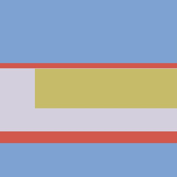 Abstract geometric art in light colors by Dina Dankers