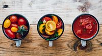Tomaten Trio Cups