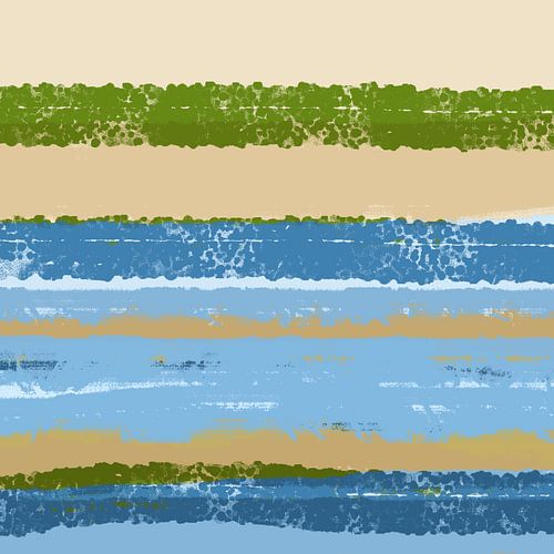 Dromenland. Heldere pastels. Nieuw begin kleurrijk landschap VII