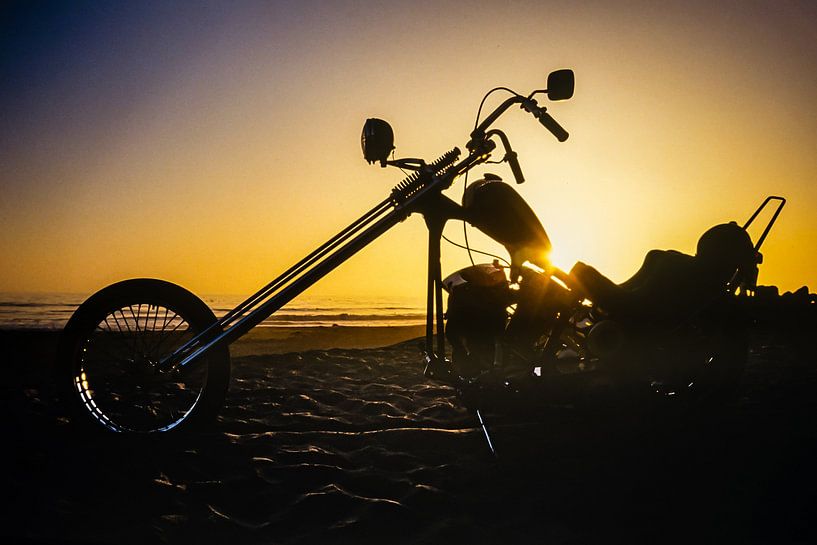 Easy rider at sunset by Dieter Walther
