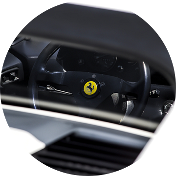 Ferrari interieur van David de Wijn