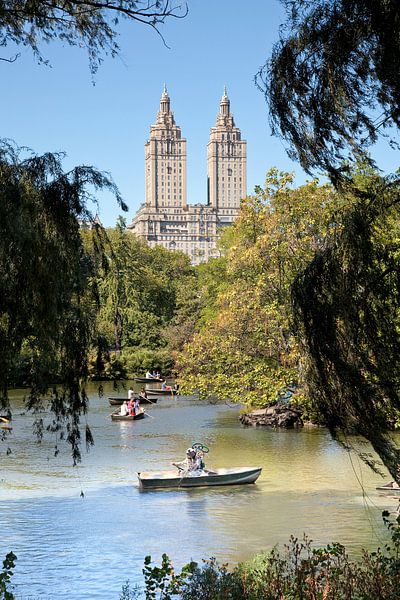 Nostalgic diver in Central Park, New York by Arie Storm