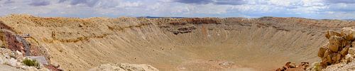 Panorama van Barringer Meteor Crater, Arizona