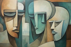 Visages abstraits