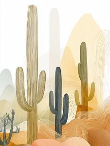 Cactus abstrait