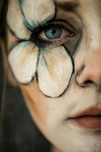 Het oog van de bloem