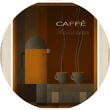 Caffe Italiano - Art Deco van Joost Hogervorst