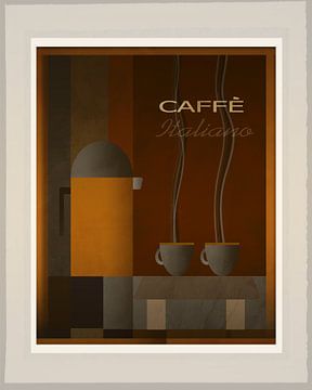 Caffe Italiano - Art Deco van Joost Hogervorst
