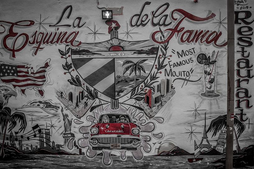 Mural Little Havana Miama by Wuzitours Fotografie