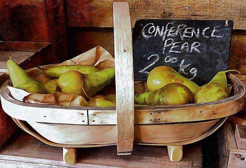 Conference Pears Sales Display by Dorothy Berry-Lound
