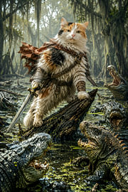 Pluisje und der Sumpf der Monster, eine Maine-Coon-Katze ohne Angst. von Robert Jan Smit