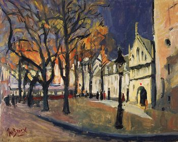 OLV Plein Maastricht na een winterse bui