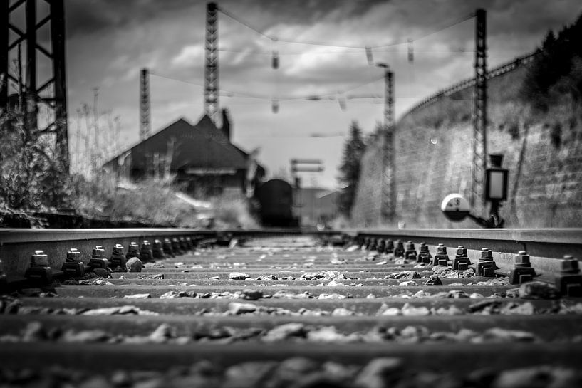 SCHLUCHSEE, GERMANY - JULY 19 2018: Schluchsee Train Station in von Raymond Voskamp