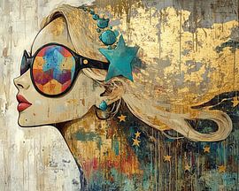 Colourful Reflection by Eye catching paintings