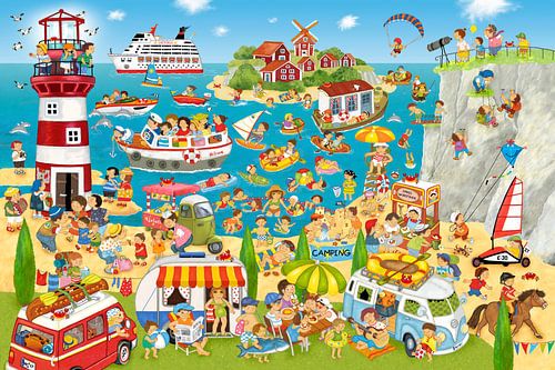 Zomer, strand en camping