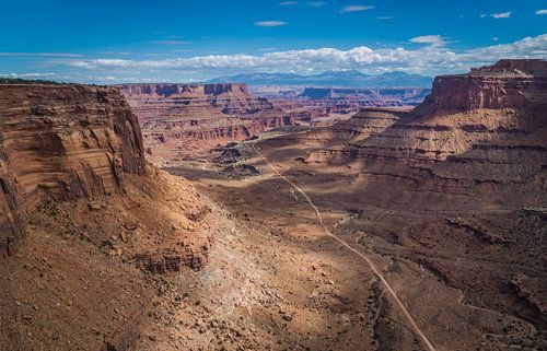 Shafertrail dans le parc national de Canyonlands , Utah