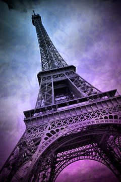 Modern-Art PARIS Eiffel Tower III van Melanie Viola