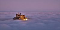 Burg Hohenzollern über dem Nebel
