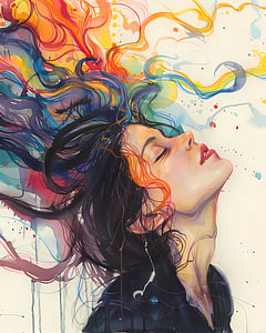 Femme et ses couleurs 4