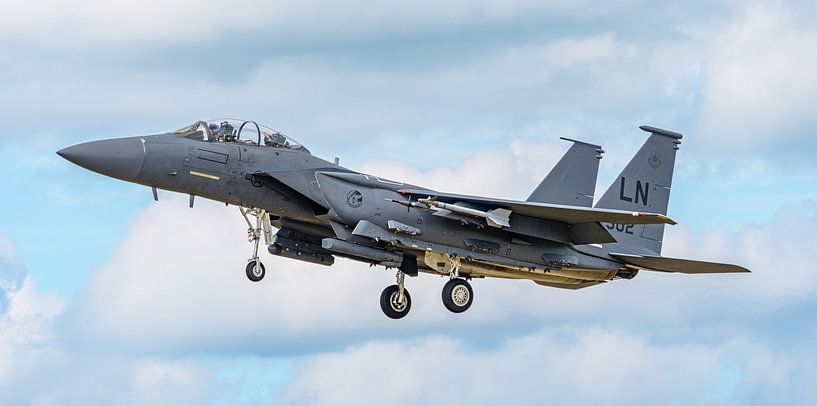 U.S. Air Force F-15E Strike Eagle. by Jaap van den Berg