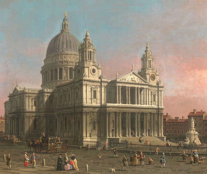 St. Paul's Cathedral, Canaletto van Meesterlijcke Meesters