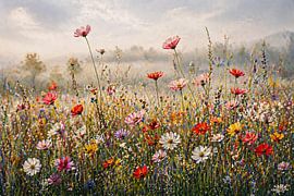 Verträumtes Wildblumenfeld von Dodik Hariyono