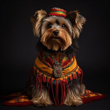 Himalayan Terrier Portrait by Surreal Media