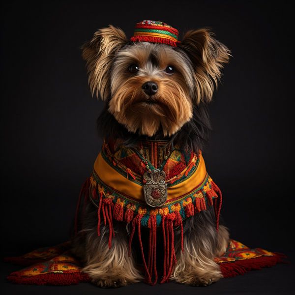 Himalayan Terrier Porträt von Surreal Media