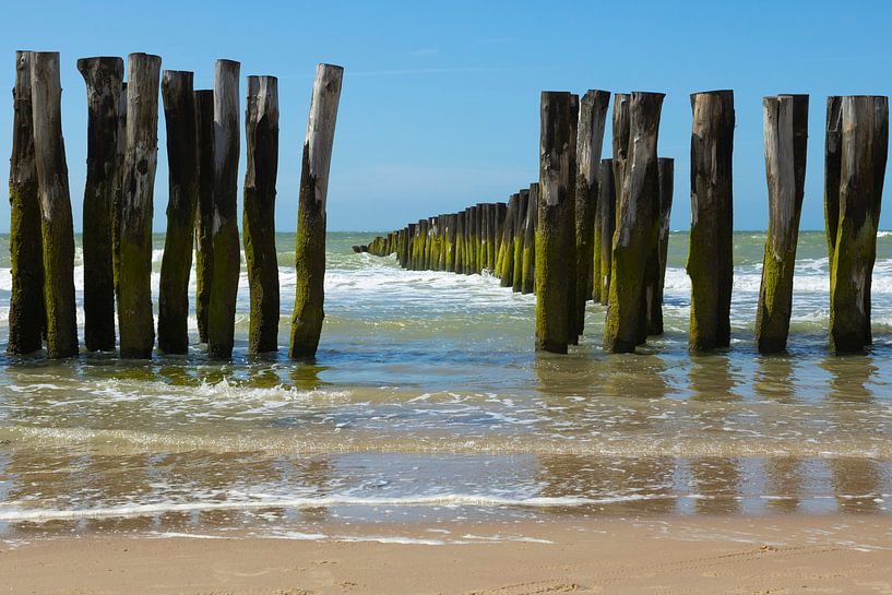 Plage, côte d'Opale, France partie 5 par Astrid Den Hartog-Dievelaar