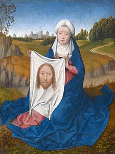 Hans Memling. Heilige Veronika mit dem Schweißtuch