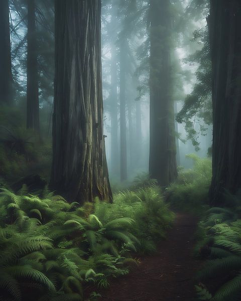 Pfad ins Unbekannte von fernlichtsicht