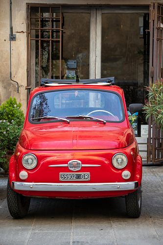 Fiat 500 in Pitigliano