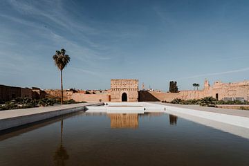 El badi Palace | Marrakech Marokko | Reisfotografie | Fine Art Print van Inge Pieck