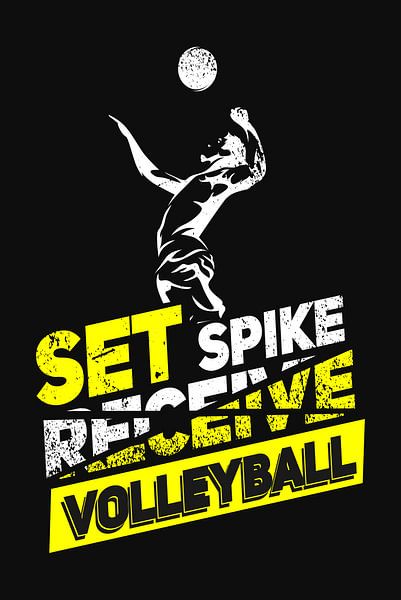Volleyball van Poster Art Shop